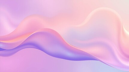 Abstract pastel flowing design