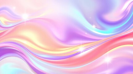 Abstract pastel liquid color waves