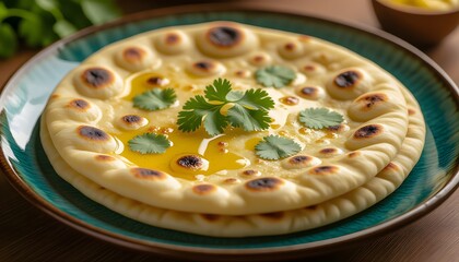 Homemade Deep Fried Indian Flatbread Ready to eat