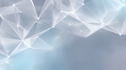 Abstract Geometric Background with Light and Soft Color Palette