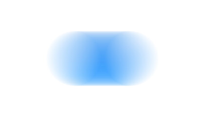 Soft gradient blue circle with gentle motion blur and airy overlapping shapes. Smooth translucent