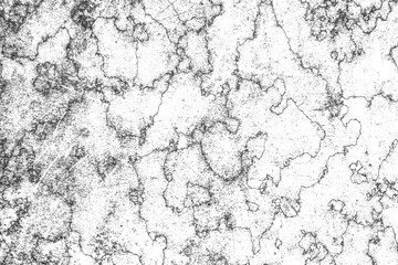 Abstract grunge overlay on transparent background —  distressed texture 