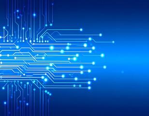 Obraz premium Abstract circuit board design (3)