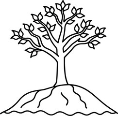 Simple Tree with Minimalist Design