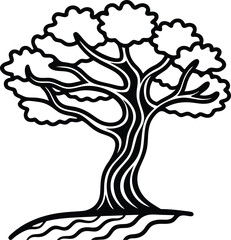 Sprawling Tree with Broad Canopy