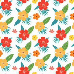 Vibrant Tropical Floral Arrangement Design