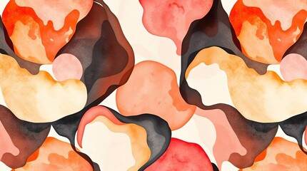 Abstract watercolor pattern design