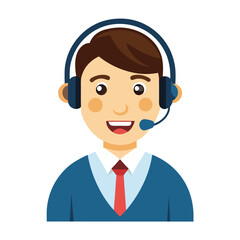 Telecaller with polite expression