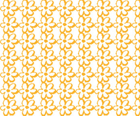 Decorative Flower Vector Illustration Set – Retro-Inspired Seamless Botanical Patterns with Colorful Leaf Elements