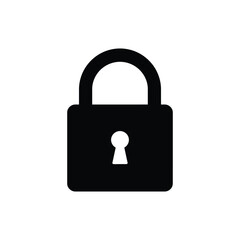 Standard padlock security device for home and office safety lock with keyhole design