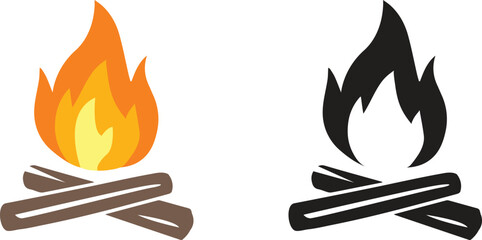 vector fire icon