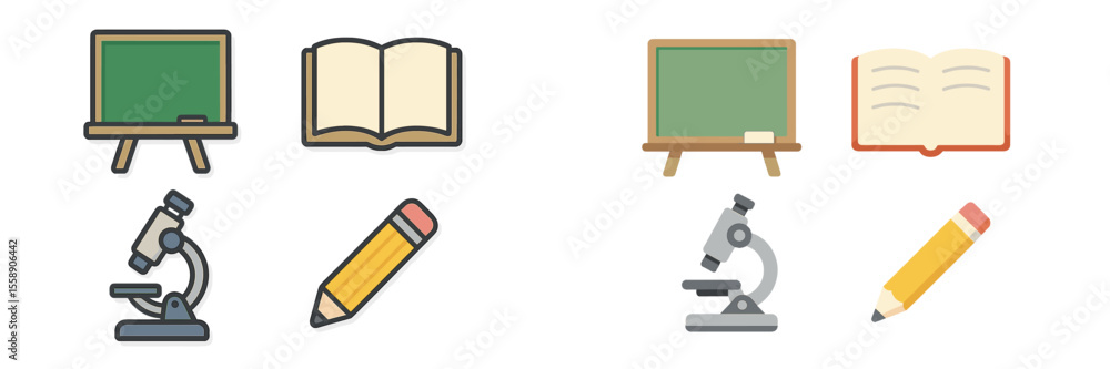Poster educational tools and materials displayed in a classroom setting highlighting learning resources and