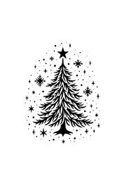 christmas tree vector