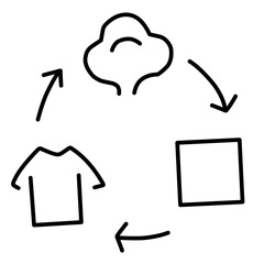 Sewing Related Line Vector 