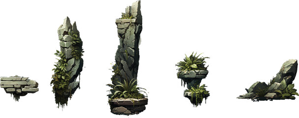  Game Art Jungle Ground for Print