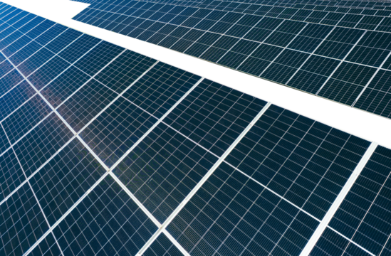 Transparent template of Solar farm generating energy.Solar panels park generating green energy electric.Green energy reduce carbon emissions and makes earth cleaner and more ecological.	
