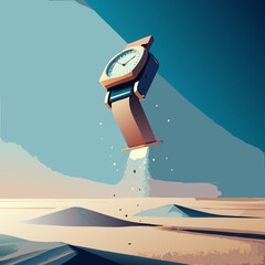 man on the beach