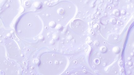 Iridescent liquid surface with bubbles. Neural network AI generated