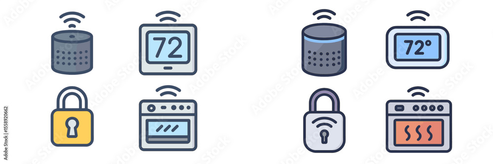 Aufkleber smart home devices enhance daily living through advanced technology and connectivity features in var