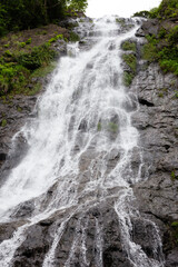 beautiful waterfall in Thailand ,tropical nature in sarika waterfall at nakhon nayok province, Thailand