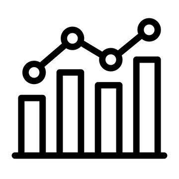 Web Marketing Online Metrics Icon for Analytics and Digital Strategy Usage