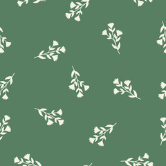 Floral seamless pattern with flowers