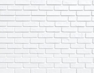 Obraz premium White brick wall texture (2)
