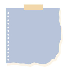 Obraz premium Notebook Paper Page Template Vector Design. Sticky Note.