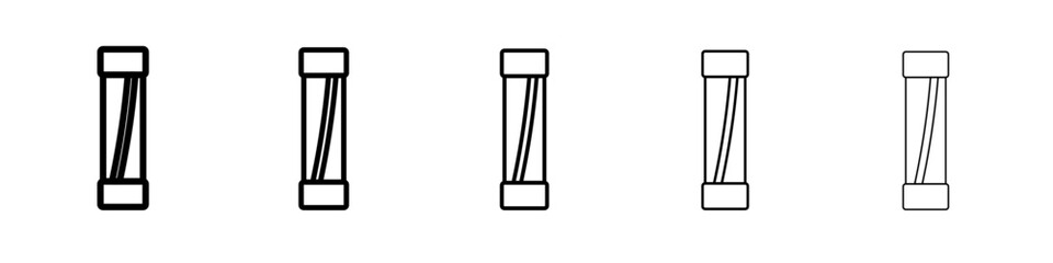 fuse icon vector thin outline style sign