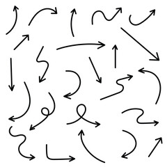 Hand drawn arrow collection