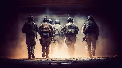 Urban Warfare Squad on Strategic Patrol