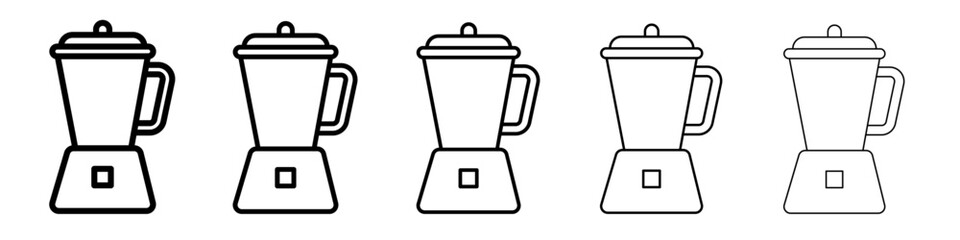 juicer icon vector thin outline style sign