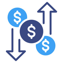 Cash Flow Risk Icon