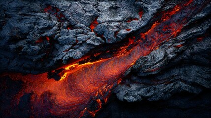 lava flow in hawaii