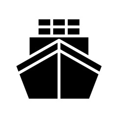 Ship Cargo Glyph Icon