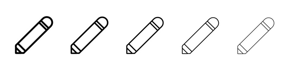 setting icon vector thin outline style sign