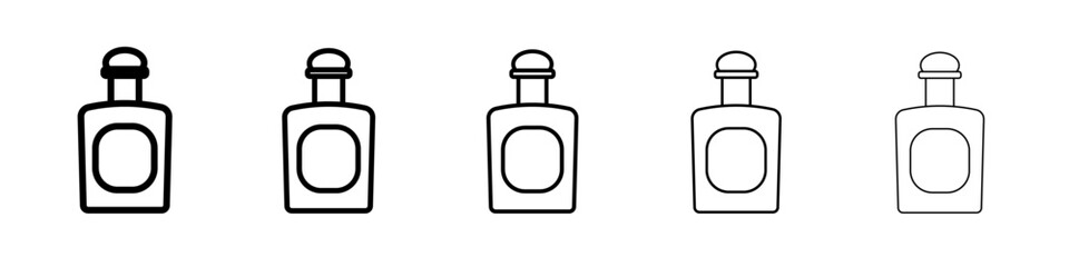 tequila icon vector thin outline style sign