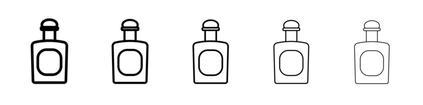 tequila icon vector thin outline style sign