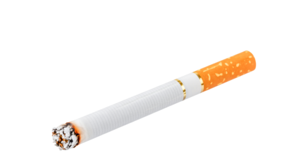 cigarette isolated on a transparent background.