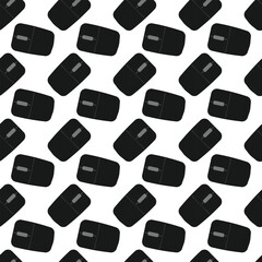 Seamless mouse pattern. Computer tech device gadget texture background