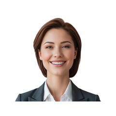 Confident and Smiling Businesswoman Portrait
