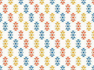 Aztec pattern background cloth fashion decorative. Abstract ethnic background. Design for carpet, wallpaper, clothing, wrapping, batik, fabric. Boho motifs. Native American patterns.