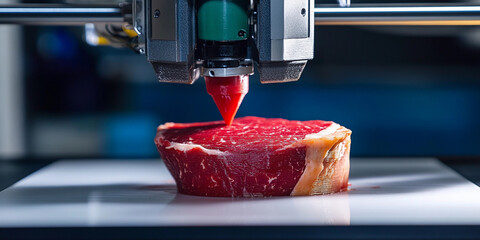 Food printer creates meat substitutes for innovative cuisine Generative AI