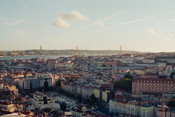 Obraz premium Cityscape of Lisbon from Above
