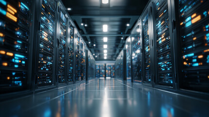 Data centers facilitate enterprise-level applications, supporting cloud-based business intelligence, analytics, and strategy planning
