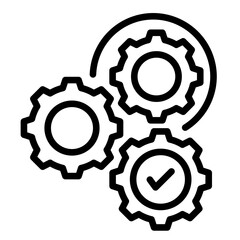 Execution Path  Icon Element For Design