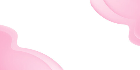 Pink White Wave Liquid Curve Abstract Background for Presentation Design.
