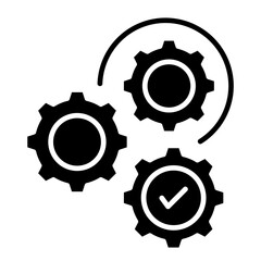 Execution Path  Icon Element For Design