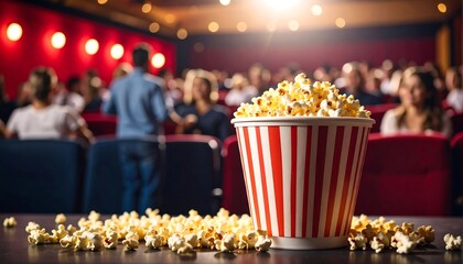 Popcorn in a theater