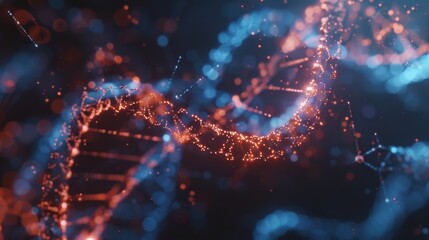 Two seemingly unrelated worlds collide as delicate genetic material intertwines with the strength of blockchain.